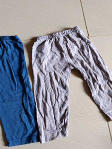Kids' Cozy Blue &amp; Gray pants