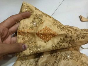 Golden Embellished Blouse