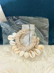 🐚Boho Seashell Hoop Earrings🦭