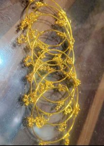 Kashmiri Gold Tone Bangles Set