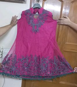Latest Frok Suit Style Anarkali Short Dress