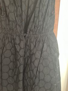 Marks And Spencer Black Net Straight One Peice