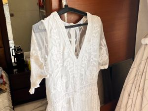 White Lace Romper