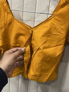 Trendy Mustard Yellow Blouse