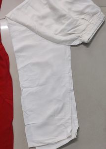 Red Kurta Pant Set