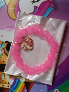 Cute Pink Beaded Bracelet