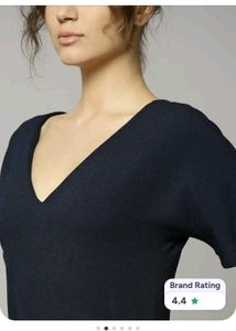 m&amp;s Navy Blue Wrap Dress