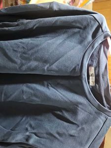 Navy Blue Crew Neck Sweatshirt