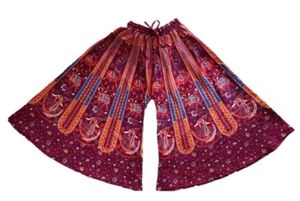 Boho Print Rajasthani Palazzo for Women