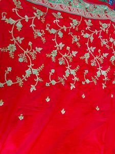 Embroidered Silk Blend Saree jri work ne
