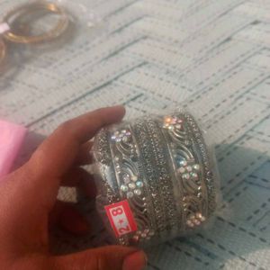 Set of Silver Bangles Unused