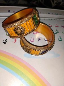 Colorful Beaded Bangles