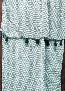 Stool dupatta latkan flower design piece pure cott