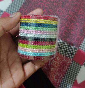Vibrant Multicolored Bangles Set