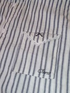 🤩Striped Cotton Kurta with Lace🤩