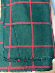 Christmas Green &amp; Red Plaid Warm Stole