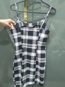 H&amp;M Plaid Mini Dress