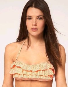 Cute Coquette Frill Balcony Bralette