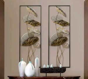 Light Weight Metal Wall Decor - Golden Leaf