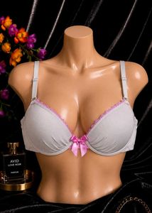 🇳🇿💫🎀Pretty Mauva Bra with Pink Lace Trim