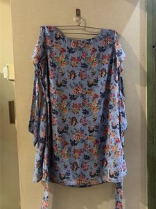 Lavender Floral Mini Dress