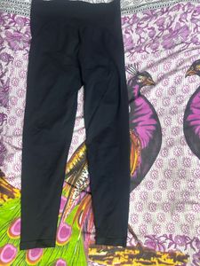 savana Black Athleisure Leggings