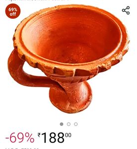 Clay Handmade Natural Dhoop Loban Dani/Dhun