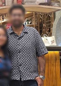 Zara Stylish Geometric Print Short Sleeve Shirt
