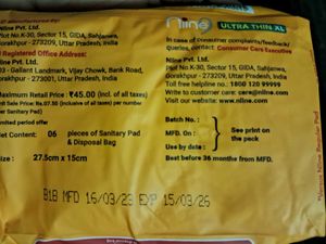 10pkt XL Sanitary Pads