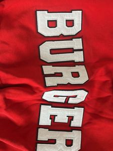 Red 'Burger' Long Sleeve Top
