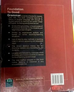 Foundation To Good Grammar Part 8 Book