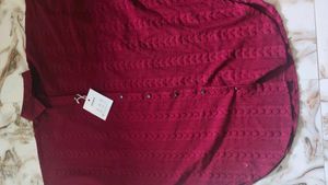 Maroon Textured cord set