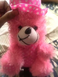 Combo of Cute Plush Toys - Pink Teddy &amp; Panda