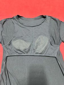 Grey Bodycon T-Shirt Dress