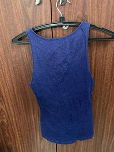 Navy Blue Basic Tank Top size S