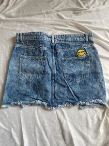 Smiley World Denim Skirt