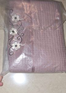 Embroidered Bath Towel