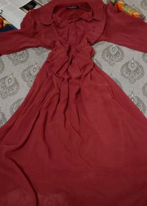 Stylish Maroon Dress