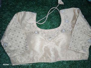 Embellished Silk Blouse