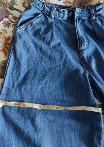 Wide Leg Denim Pants
