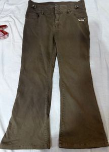 Stylish Brown Flared Pants