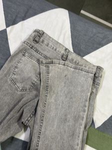 Grey bootcut Jeans