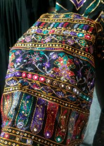 Black Party Wear Kurta With Long Shrug🖤