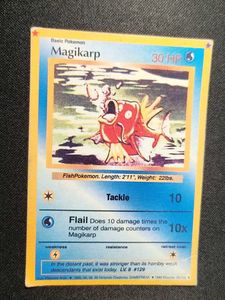 Vintage Magikarp Pokemon Card