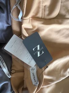 Chic Tan Skort with Pocket Detail