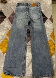 Light Wash Wide Leg Jeans