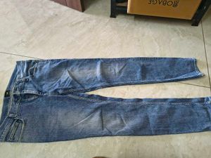 Blue Wash Denim Jeans mens