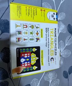 Magnetic Triangle Puzzles