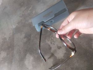 savana leopard print round glasses