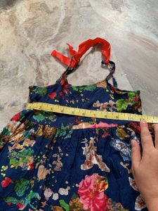 Floral &amp; White Mini Dresses Set